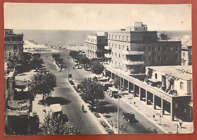 Lido di ROME - Via del mare e Pontile - 1950s