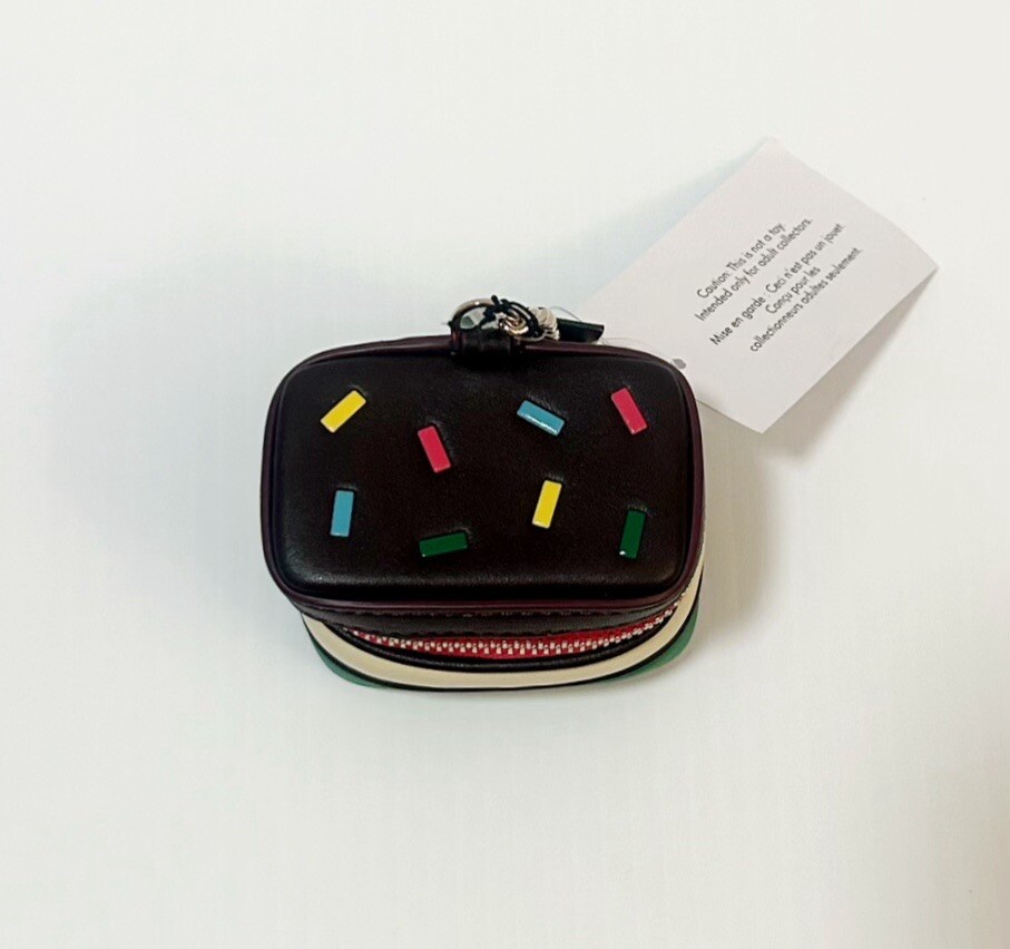 Kate Spade Dolci 3D Rainbow Cookie Coin Purse NWT