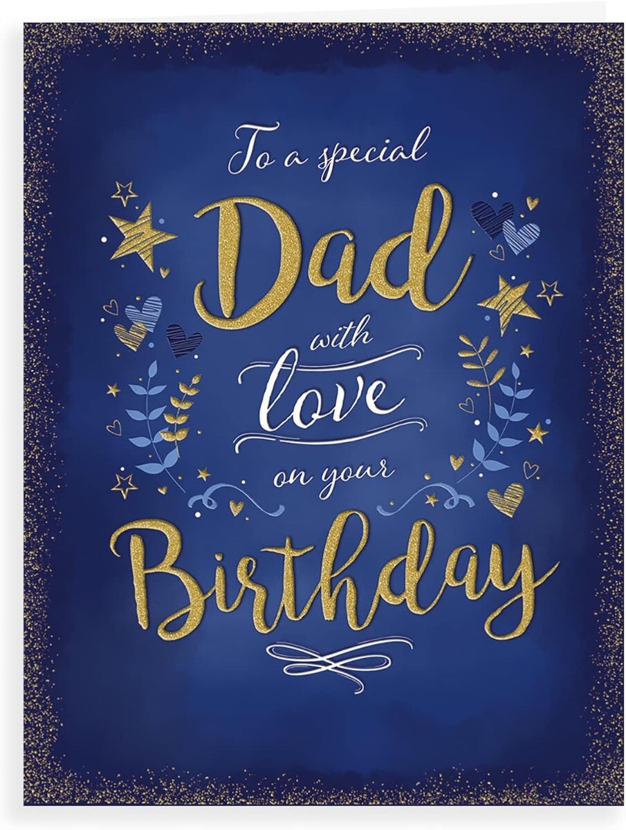 To A Special Dad Birthday Card 19x13cm (8x6 cm)