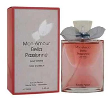 MON AMOUR BELLA PASSIONNE POUR FEMME EAU DE PARFUM SPRAY FOR WOMEN 3.4 Oz 100 ML