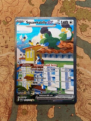 squawkabilly pokemon card Pokemon TCG Squawkabilly ex 264/193 Special Illustration Rare Paldea  Evolved NM
