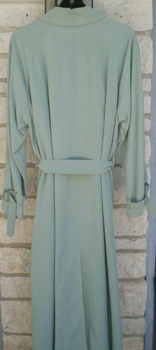 NWT Authentic BURBERRY LONDON seafoam Dover trench coat 10 UK - Picture 2 of 12
