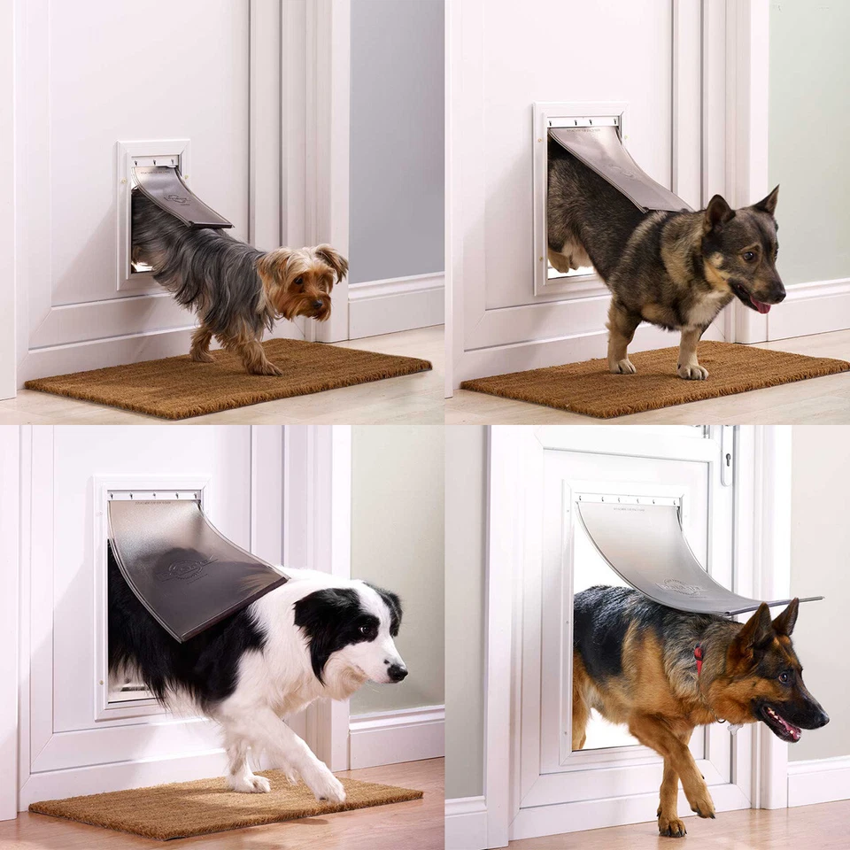 PETSAFE Alu Hundeklappe STAYWELL Hundetüre Aluminium Türklappe 600 620 640 660