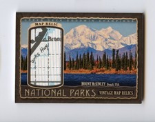 2018 UPPER DECK GOODWIN NATIONAL PARKS MAP #NP-46 MOUNT MCKINLEY 01/17 *69761