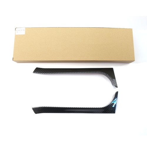 Carbon Fiber Texture Rear Window Spoiler Canard Splitter For VW Golf GTI 09-13 - Picture 2 of 10