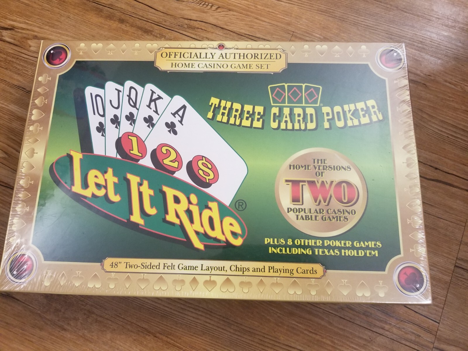 Let It Ride Three Card Poker Game TDC Games Home Casino Set # 1730 for sale  online | eBay