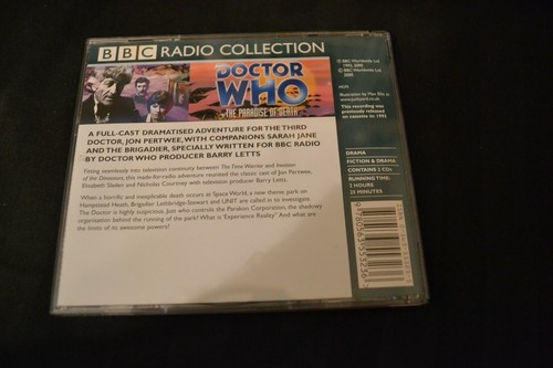 CD Audiobook Doctor Who BBC The Paradise of Death 3rd Sarah Jane Brigadier 2000 - Picture 4 of 8