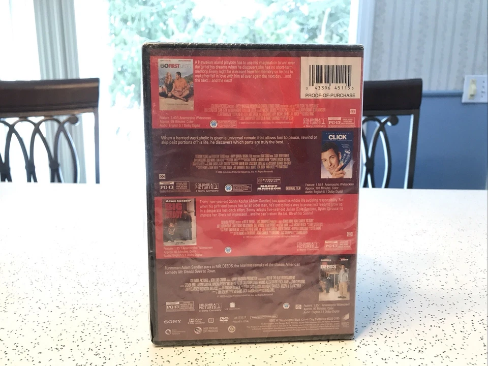 The Laugh Out Loud 4 Movie Collection DVD Adam Sandler Widescreen Comedy New - Image 2 of 4