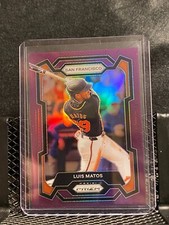 Luis Matos 2024 Prizm Purple Prizm #03/99 - Giants