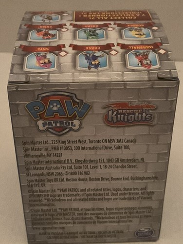 PAW Patrol Rescue Knights Surprise Box Minifigure con Torre del Castello VHTF NUOVO - Foto 2 di 4
