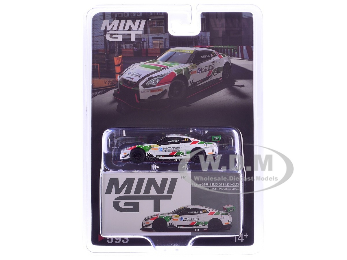 NISSAN GT-R NISMO GT3 #23 FIA GT WORLD CUP MACAU 2018 1/64 BY MINI