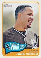 2014 Topps Heritage High #H600 Jose Abreu - Rookie Card - Chicago White Sox