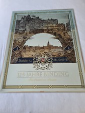 Barspiegel  " 125 Jahre Binding "  Werbespiegel Retro, 50x63 cm