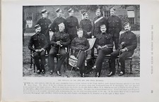 1900 BURENKRIEG DRUCK OFFIZIERE 38. UND 78. FELDBATTERIEN
