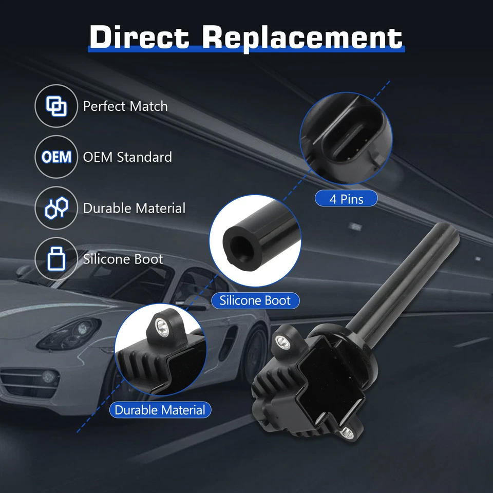 6x ignition coils+6x Iridium Spark Plugs for 2000-2002 Honda Passport UF252+7090 - Image 3 of 4