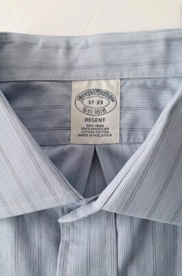 Brooks Brothers Regent Button Down Dress Shirt Blue Stripe Brooks Brothers Regent Button Down Dress Shirt Blue Stripe
