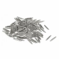 Stainless Steel Double Flanged End Spring Bar Link Pin 100pcs for 8mm Watch Band