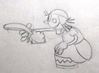 New ListingMother Goose Melodies 1931 Girl doll Walt Disney Original Production cel Drawing