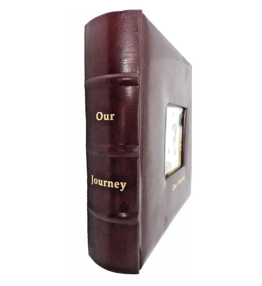 "Con cada paso el amor crece nuestro viaje 4""x 6"" álbum de fotos boda/luna de miel nuevo en caja" Foto 4 de 4