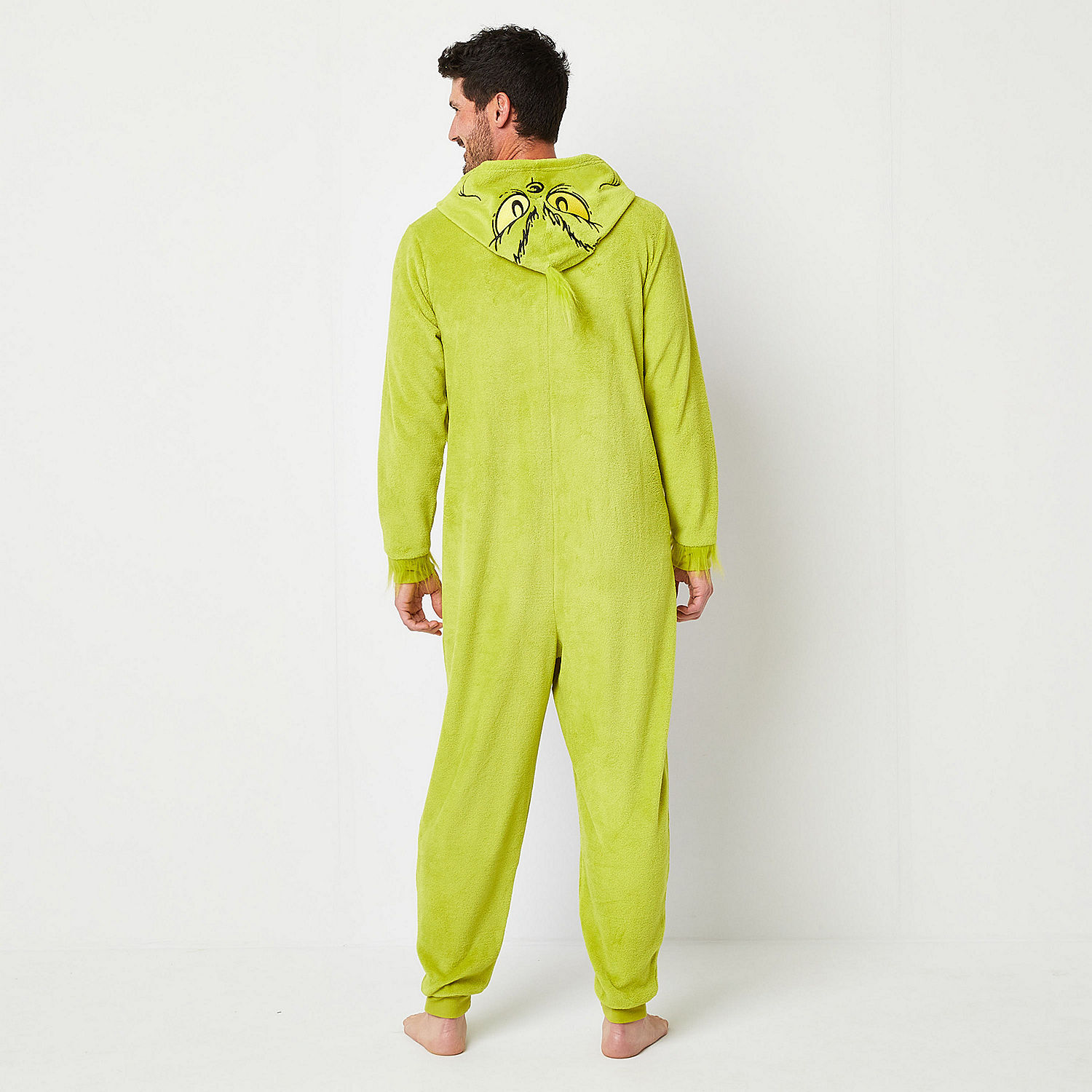 Grinch Union Suit Pajamas One Piece Costume Men Women XS S M L XL 2XL Christmas eBay
