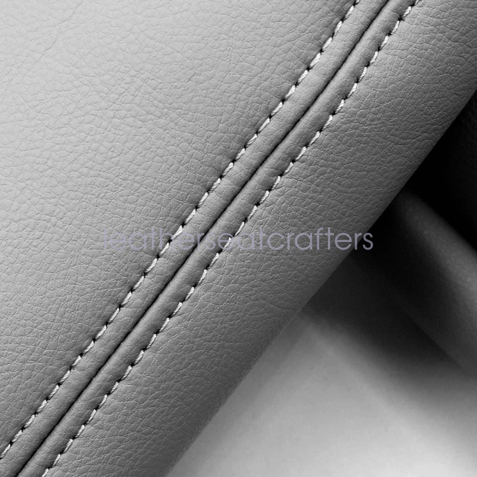 Cubierta de reposabrazos de asiento de cuero para Ford F250 F350 Super Duty Lariat 2005 2006 gris Foto 4 de 4