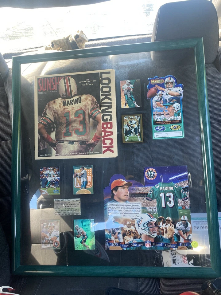 Dan Marino Framed Memorabilia - Image 3 of 3