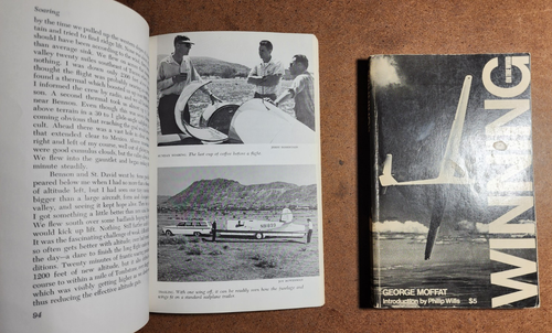 WINNING ON THE WIND & SOARING FOR DIAMONDS - 2 Vtg Gliding Books - Foto 7 di 23