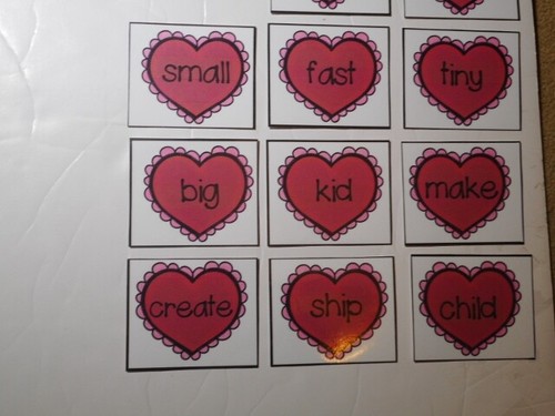 Valentine Educational Synonyms And Antonyms Activity Set Laminated Brand New! - Picture 2 of 11