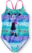 Disney Vampirina One PC Swimsuit Girl Size 6X