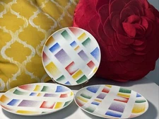 VINTAGE TOSCANY COLLECTION - JACK PRINCE - 7”  SALAD PLATES (3)- JAPAN - USED