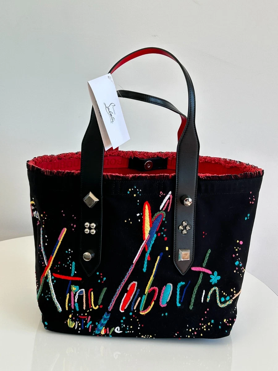 Luxury handbag - Frangibus Christian Louboutin small tote bag in