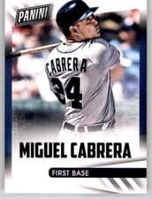2015 Fathers Day Miguel Cabrera MLB Base Card PWE Tigers #21