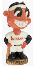 1966-71 Cleveland Indians Gold Base Nodder !!  Bobblehead!!  Amazing HISTORY!!