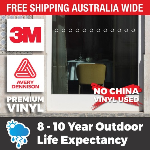 CIRCLE DOOR HAZARD PROTECTION DECALS STICKERS SAFETY GLASS SLIDING DOOR WINDOW - Picture 2 of 4