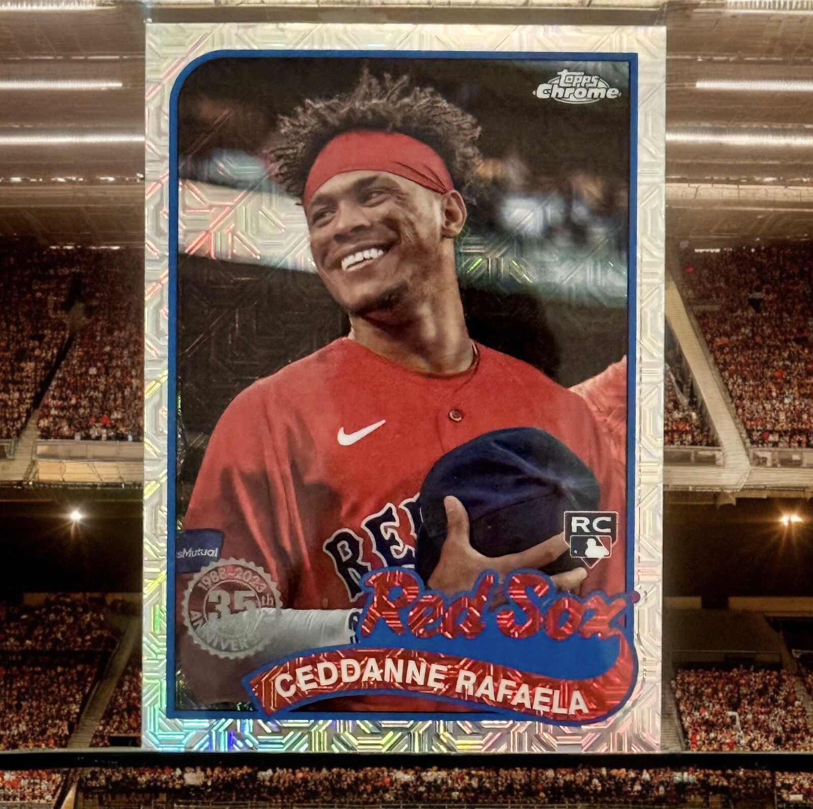 2024 Topps Series 1 1989 Topps Chrome Silver Pack #T89C-20 RC Ceddanne Rafaela