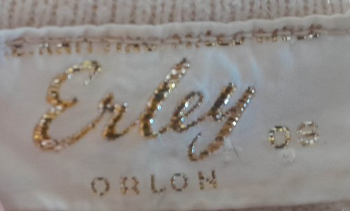 Mid Century Erley by Orlon Cream Cardigan Size M/L Pinup Preppy Secretary - Picture 8 of 8