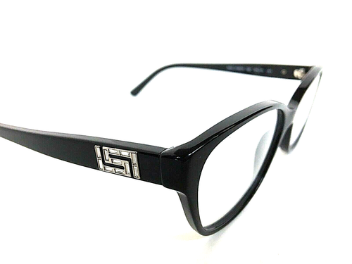 Versace Mod. Marco de gafas para mujer 3189-B GB1 negro 54 mm ojo de gato Italia - Imagen 10 de 12
