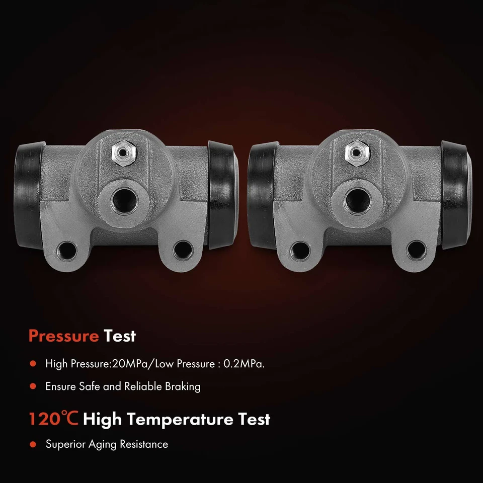 Cilindro de rueda de freno de tambor trasero derecho y derecho 2 piezas para camioneta Dodge B-1 B-2 C-1 camioneta C-3 Foto 4 de 4