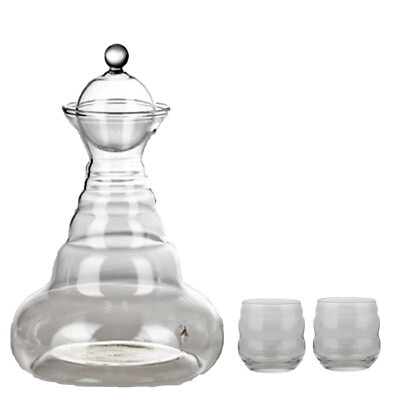 Happy Aladdin Vital Karaffe mit 2 Mythos-Gläsern, 1,3l Wasserkaraffe