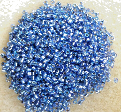 Matsuno High Quality size 15/0 Beads - Colour 43-SL - Sparkling Cornflower - Picture 3 of 5