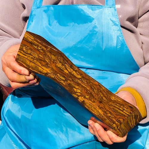 Esmalte de roca de piedra cruda áspera ojo de tigre natural 7,54 lb Madagascar 106 - Imagen 12 de 15
