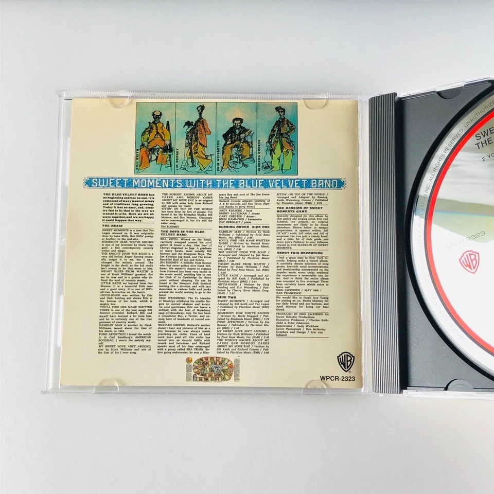 Sweet Moments With The Blue Velvet Band(1968)[Japan CD]Bill Keith, Eric Weissber - Image 4 of 4