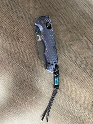 Benchmade Knives Full Immunity 290BK Crater Blue Aluminum CPM-M4 Pocket Knife