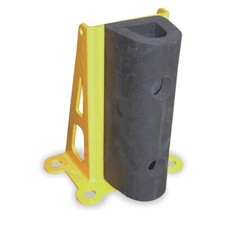 Protector de rack de palets VESTIL G6-36-B con parachoques 8-1/16" W x 7-7/8" L x 36-1/4" H