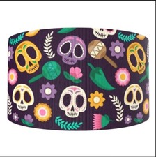 1.5 INCH GROSGRAIN RIBBON Hair Bow Supplies 1223755 Sugar Skulls Day of the Dead