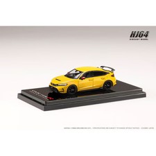 HJ645063Y 1/64 Honda CIVIC TYPE R (FL5) RACING BLACK Package/Car with genuine