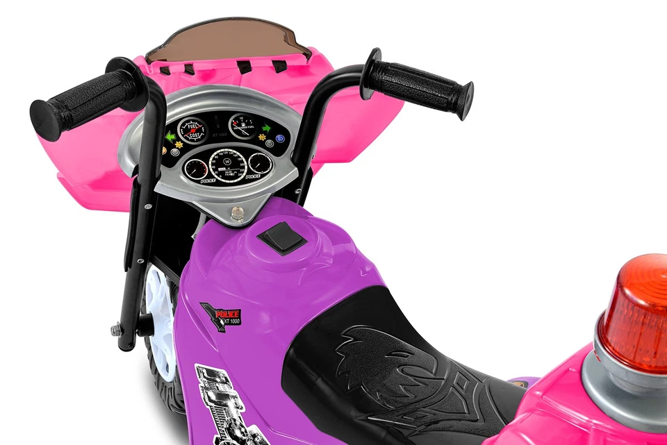 Juguete de paseo KID MOTORZ Lil Patrol, 6V, púrpura y rosa Foto 3 de 4