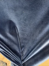 Scalamandre Navy Blue 100% Cotton Velvet 21 Yards