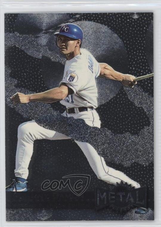 1996 Fleer Metal Universe Platinum Edition Johnny Damon #63 0nr3