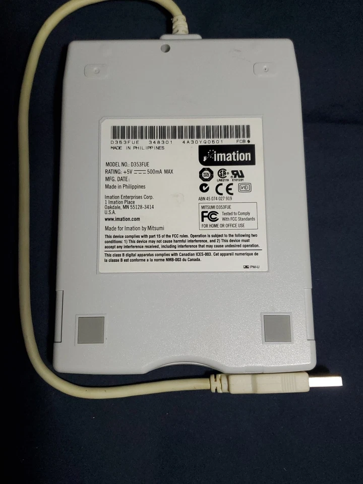 IMATION 3.5" UNIDAD DE DISQUETE USB Foto 2 de 3
